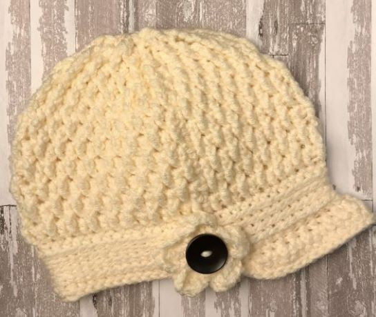 Newsboy Hat in Aran