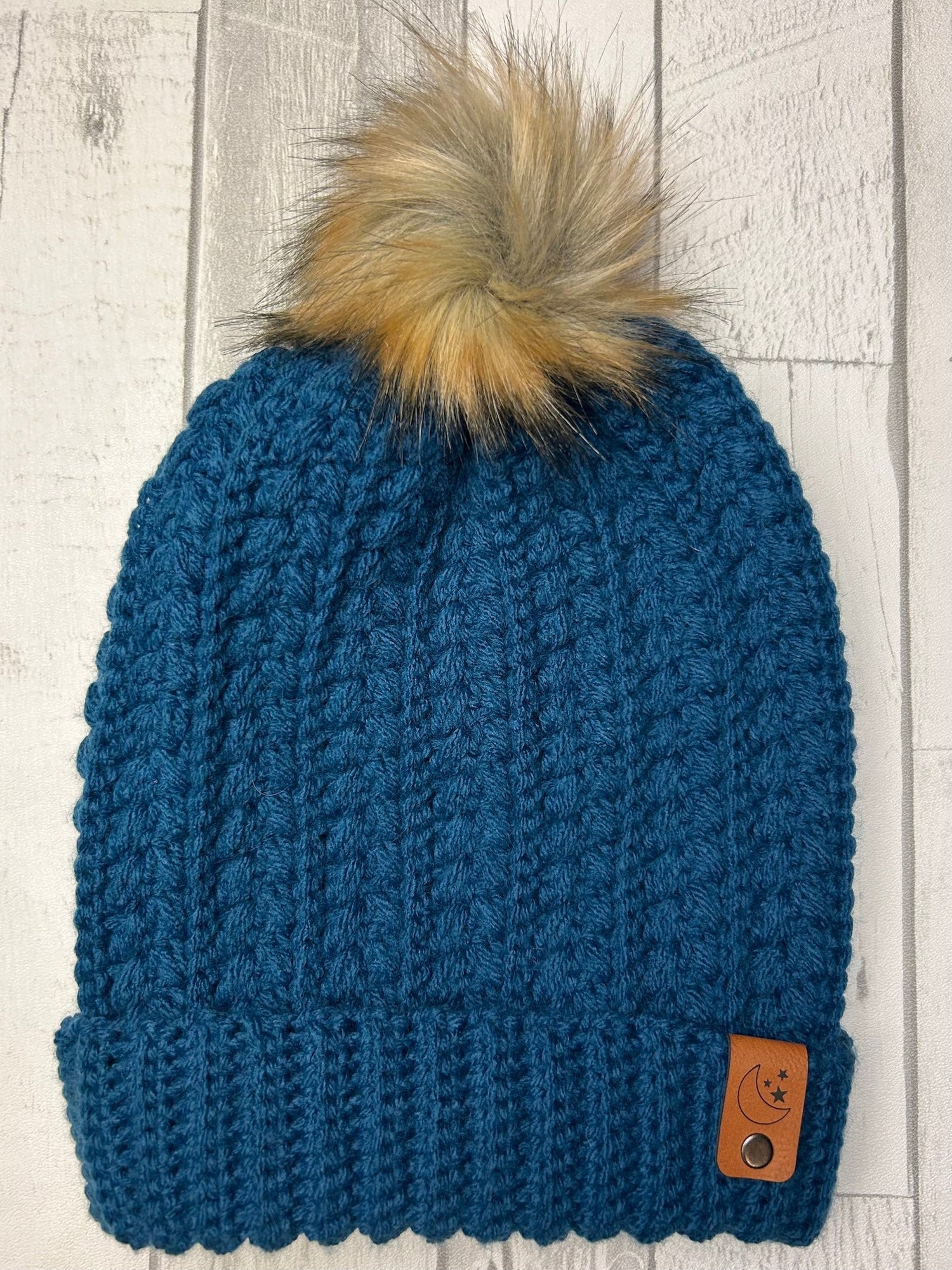 Snowy Wheat Beanie Adult