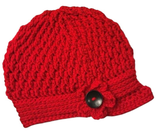 Newsboy Hat in Red