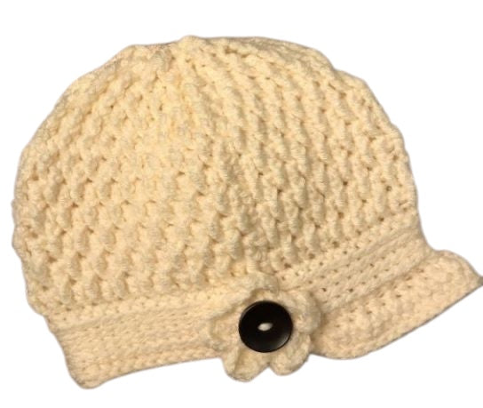 Newsboy Hat in Aran