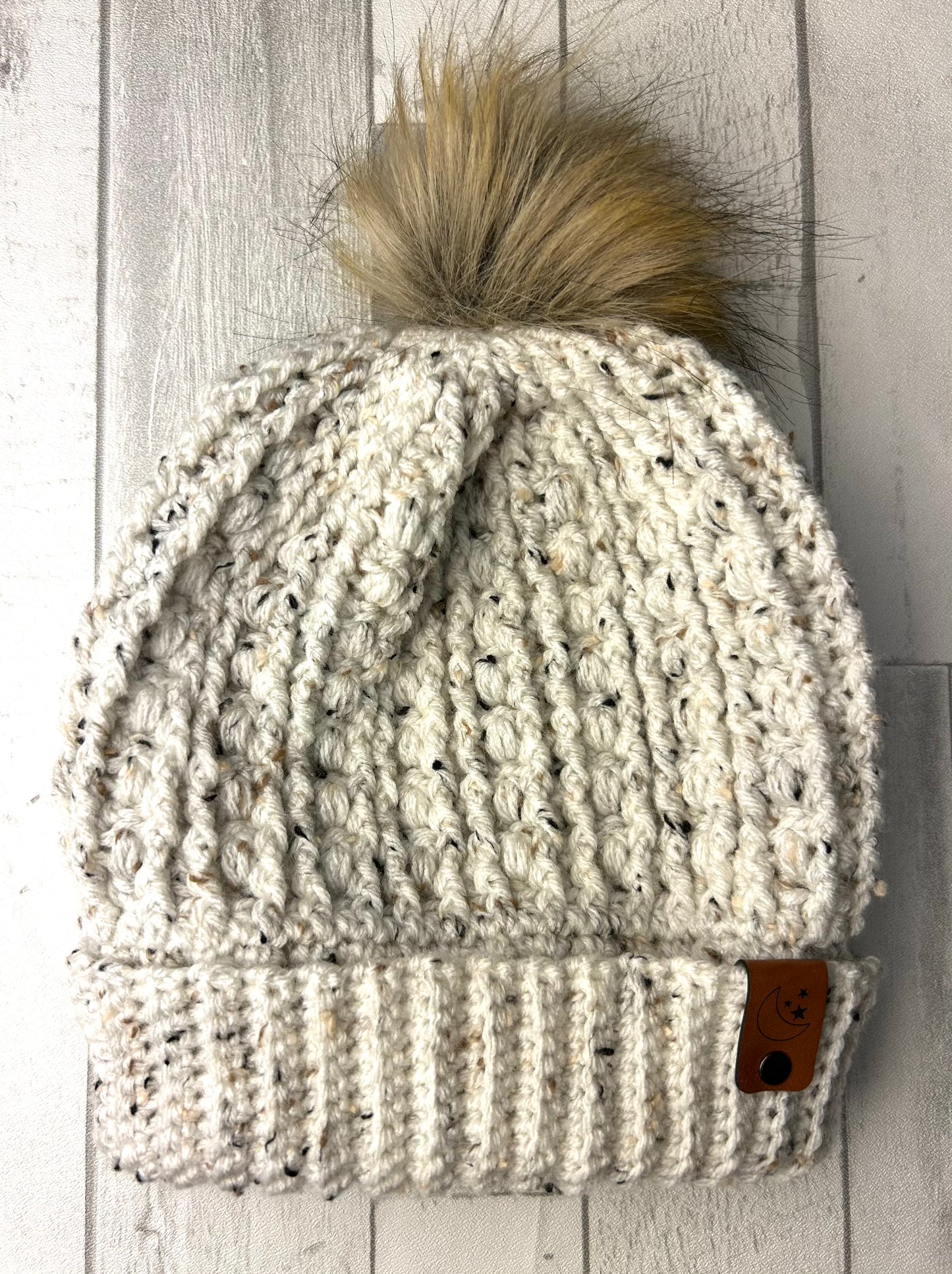 Snuggle Season Hat - Cream Fleck