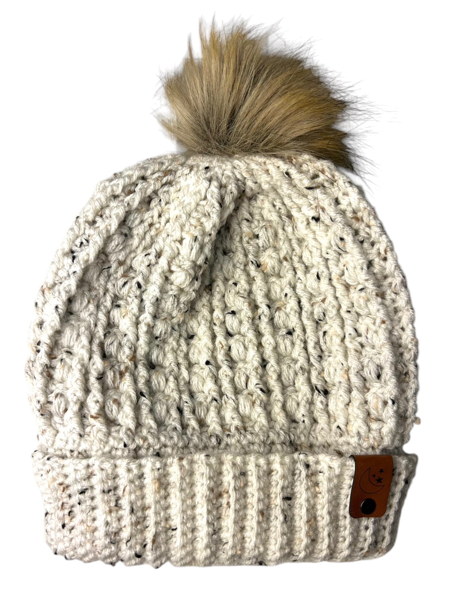 Snuggle Season Hat - Cream Fleck