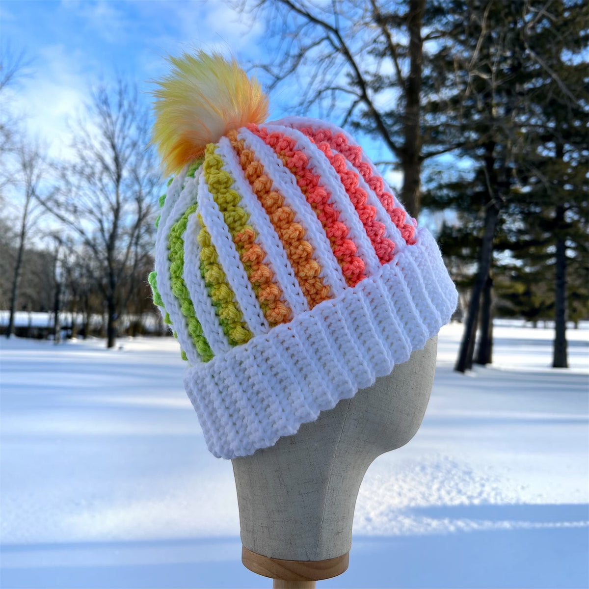 Lincoln Beanie - Retro Stripes