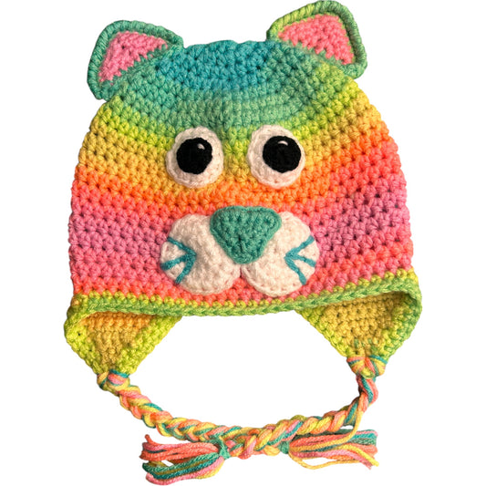 Cat Hat Retro Stripe