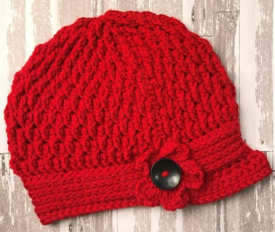 Newsboy Hat in Red