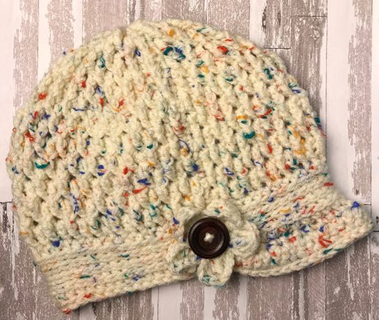 Newsboy in Rainbow Tweed