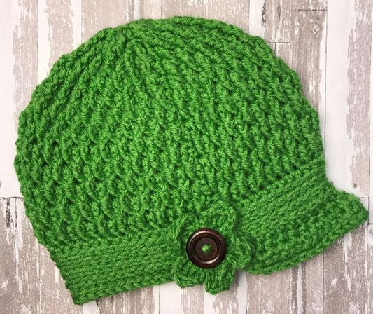 Newsboy Hat in Spring Green
